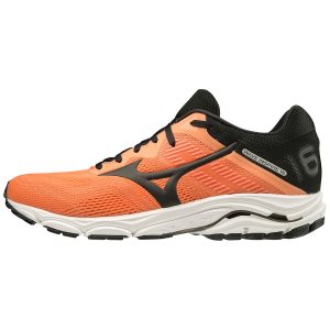 Mizuno Wave Inspire 16 Erkek Koşu Ayakkabısı Turuncu/Siyah (Tr.XAQ)